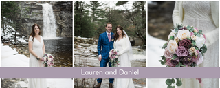 Lauren and Daniel NY Snow Wedding