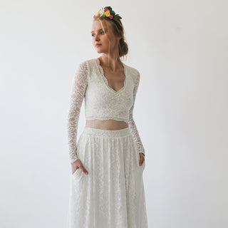 Wedding Dress Separates  #1250 Maxi Blushfashion