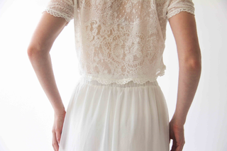 Wedding Dress Separates, Two Piece Bridal Gowns  #1251 Maxi Blushfashion