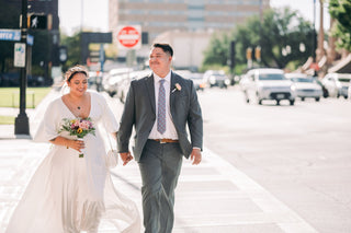 A Minimalist Fall Wedding in Fort Worth, TX: Gerardo & Alexia's Intimate Celebration