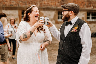 Jennifer and Tobias’s Midsomer-themed Castle Boho Wedding