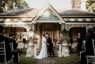 Alex & Charles Classic and Simple Garden House Wedding