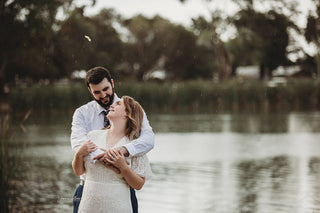 Brett and Hannah's Intimate Home Wedding: A Beautiful Celebration of Love