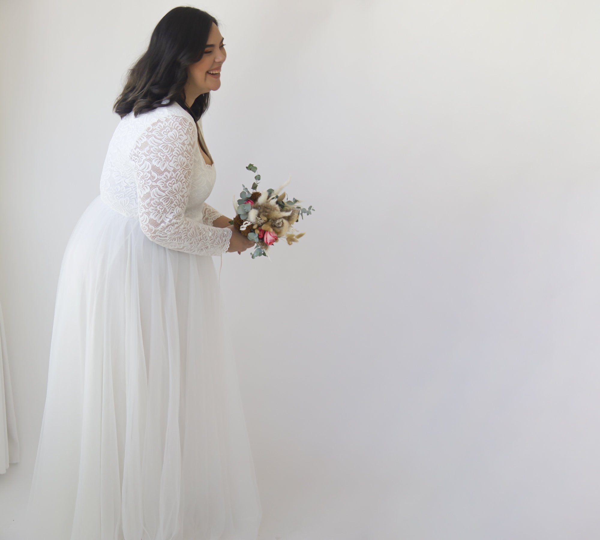 Curvy Tulle & Lace Dress #1320 Curvy Tulle & Lace Dress #1320