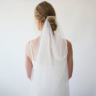 Wedding Boho Veil #4032 Accessories Custom Order Blushfashion LTD