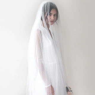 Dots Tulle Veil #4019 Accessories Blushfashion LTD