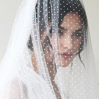 Dots Tulle Veil #4019 Accessories Blushfashion LTD