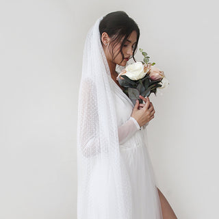 Wedding dots tulle Veil  #4019 Accessories Blushfashion LTD