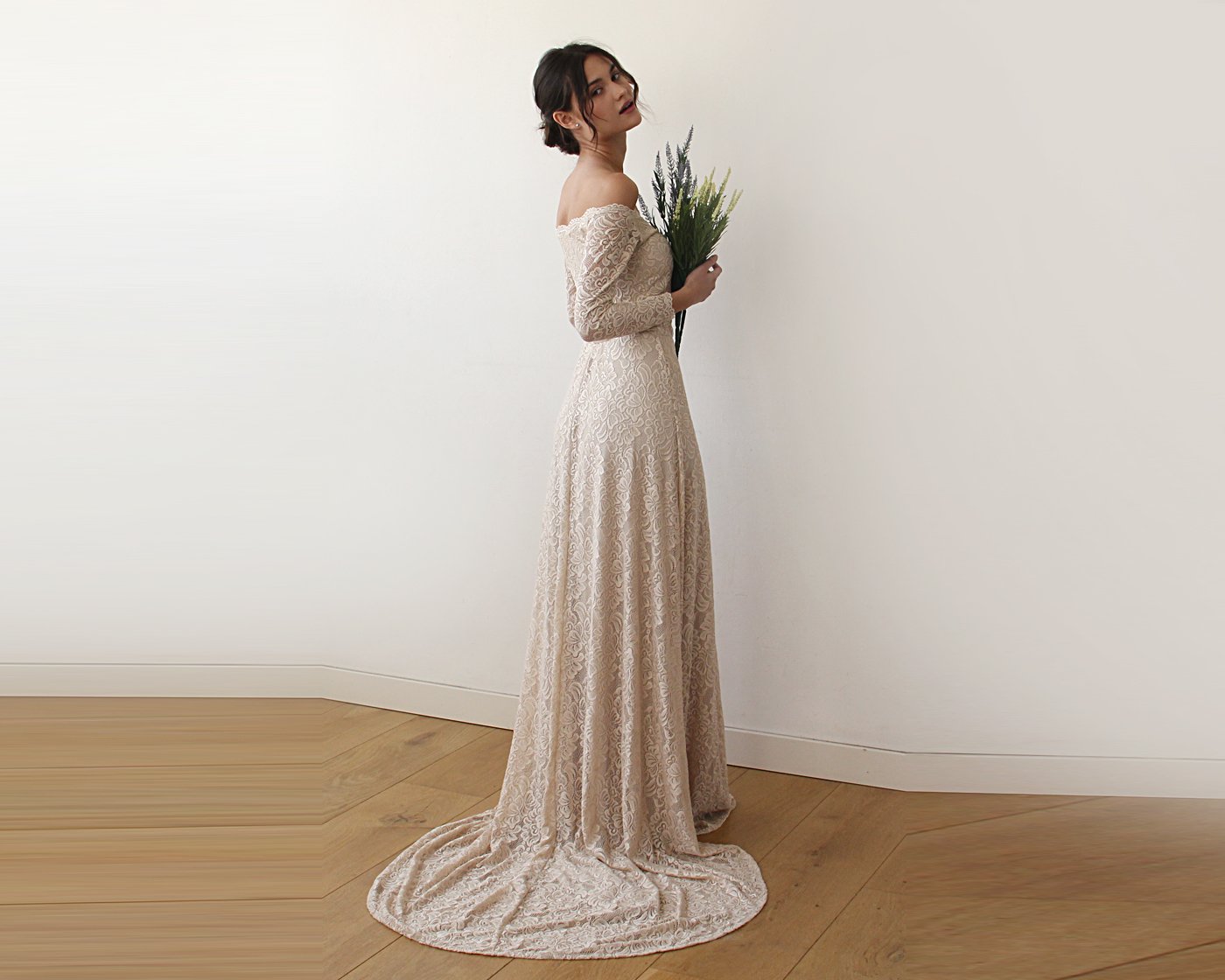 women's light pink off the shoulder dress for a wedding Luxury Baby Evening Women Party SS500 DreamyVow while the exquisite ruffles and tulle give this showstopping look an extra wow factor WEDTREND Women Off the Shoulder