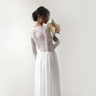 Bohemian wedding  Lace dress   #1187 Maxi Blushfashion LTD