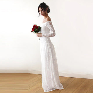 Bridal lace dress #1182 Maxi Blushfashion LTD