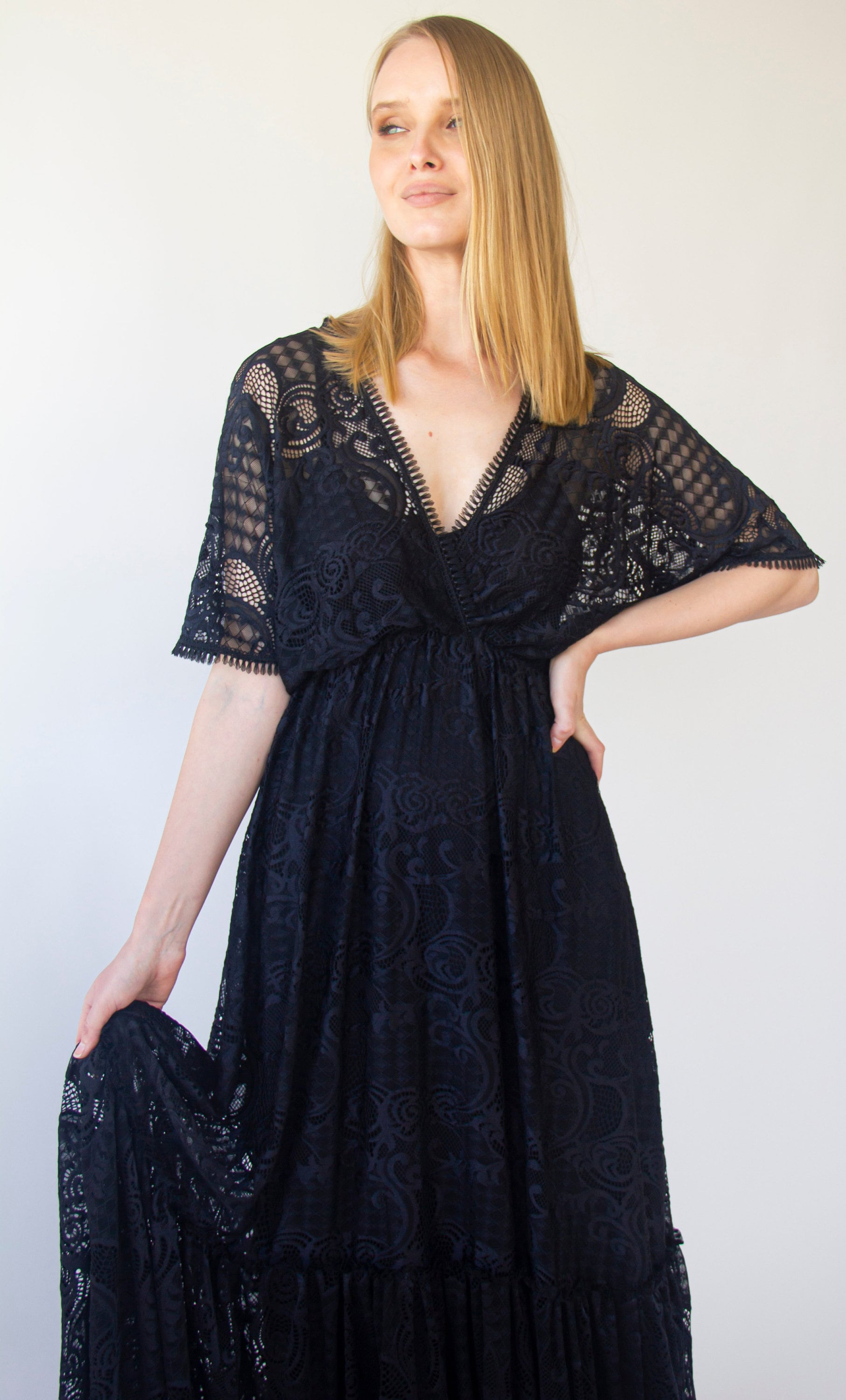 Black Lace Dress #1241 Black Lace Dress #1241