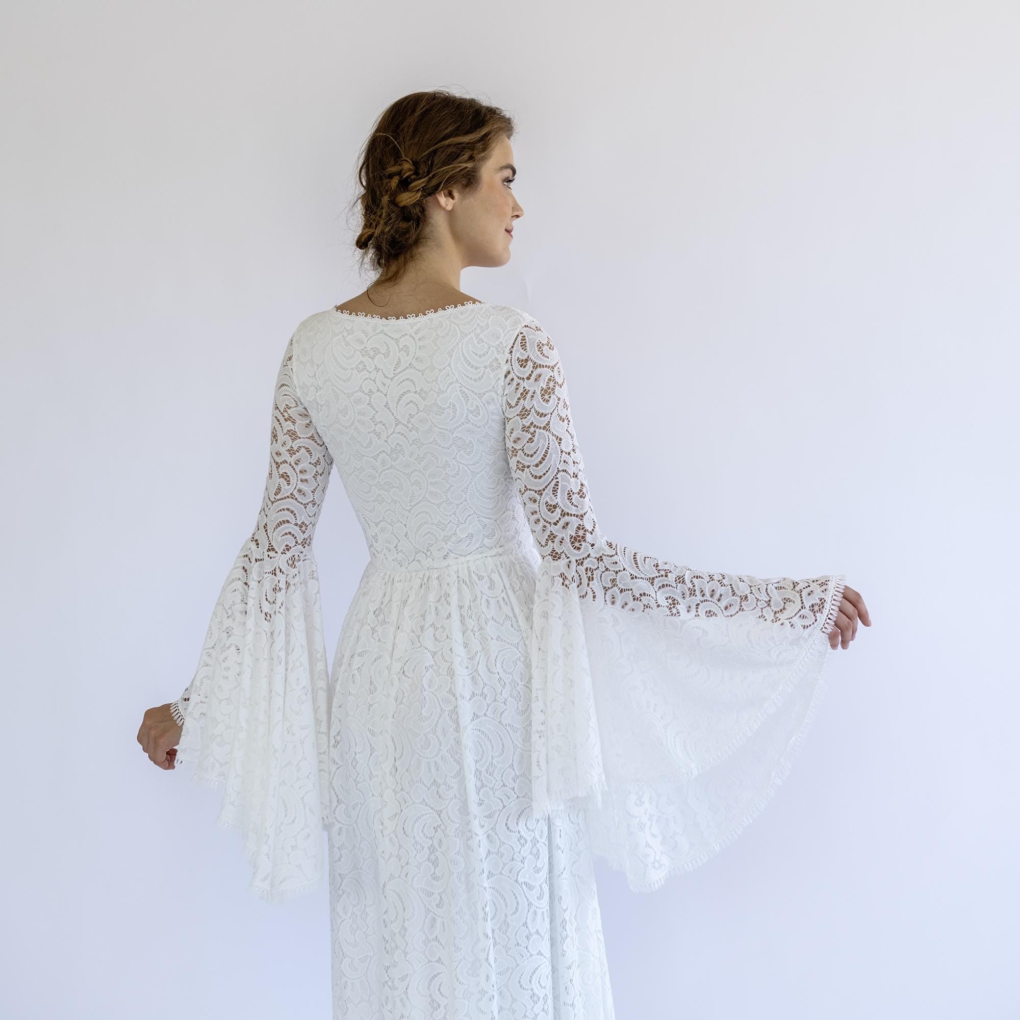 boho bell sleeve dress Boho Bell Sleeve Dress #1319