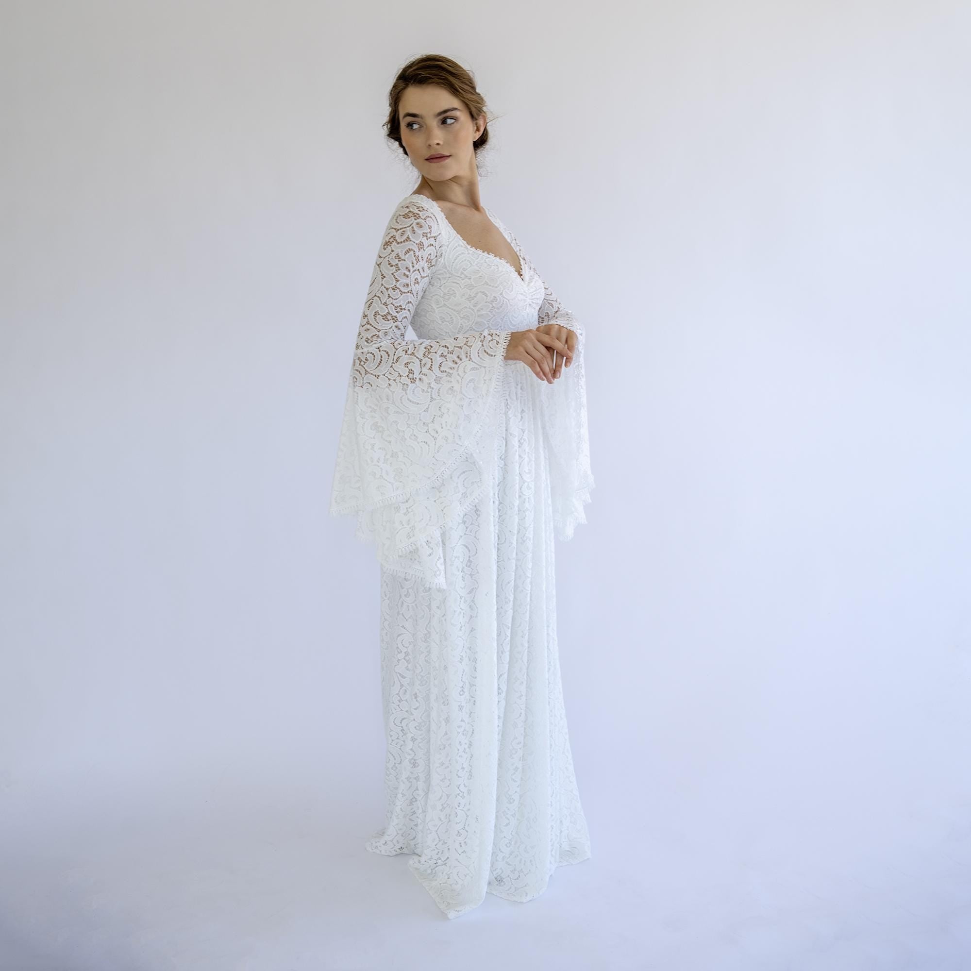 Boho Bell Sleeve Dress #1319 Boho Bell Sleeve Dress #1319