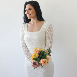 Curvy Mermaid lace dress #1245 Curvy Mermaid lace dress #1245