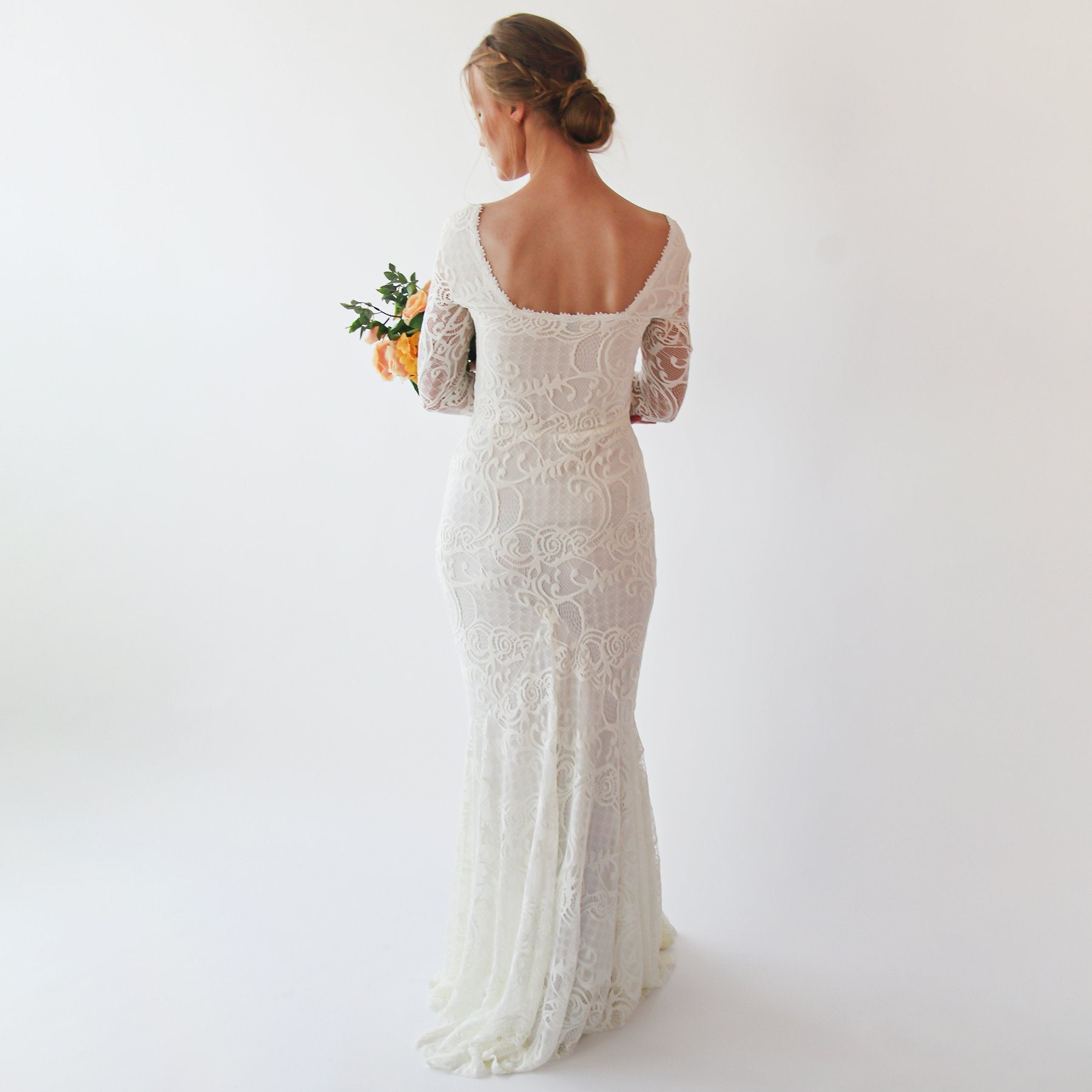 Curvy Mermaid lace dress #1245 Curvy Mermaid lace dress #1245