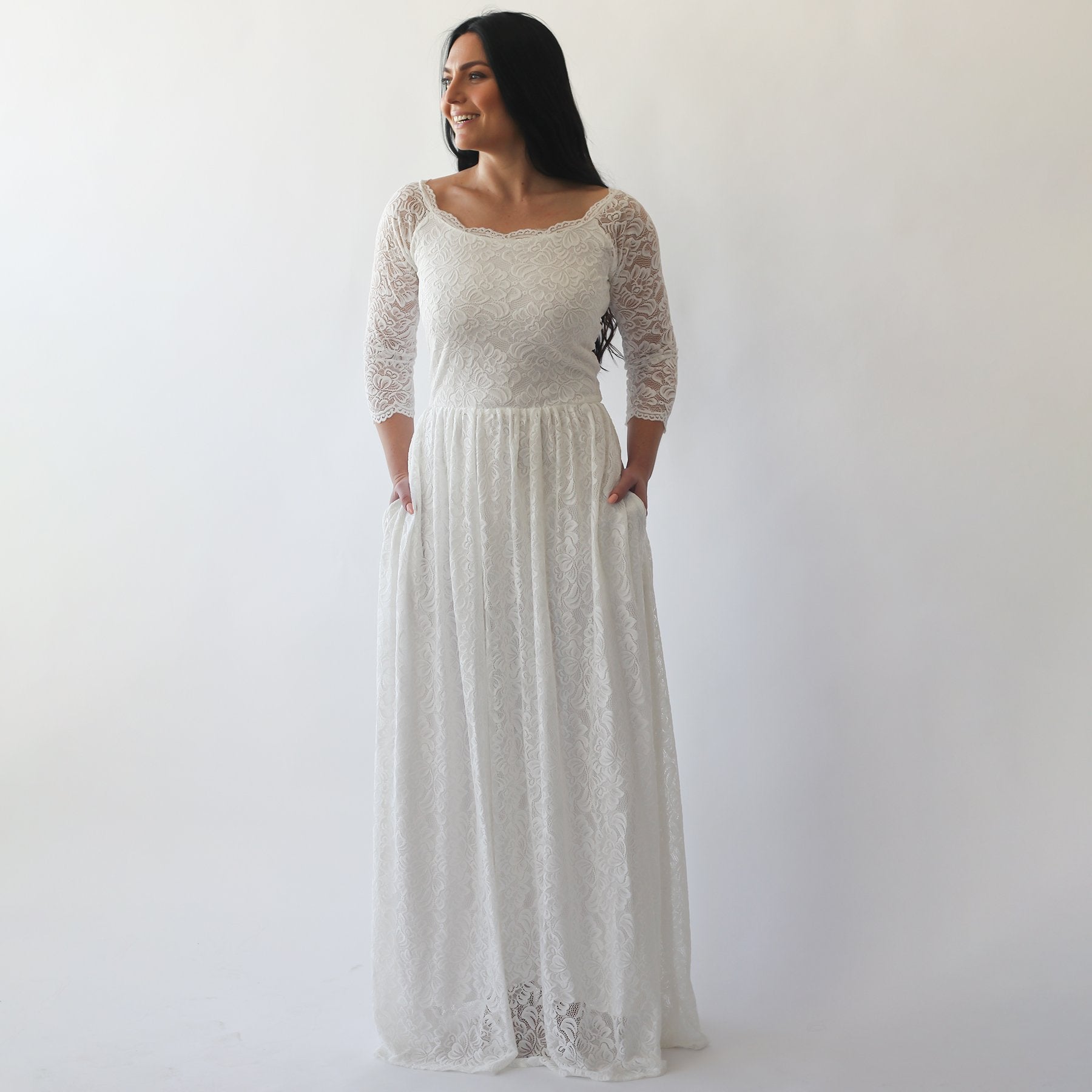 Curvy Dress with pockets #1270 Curvy Dress with pockets #1270