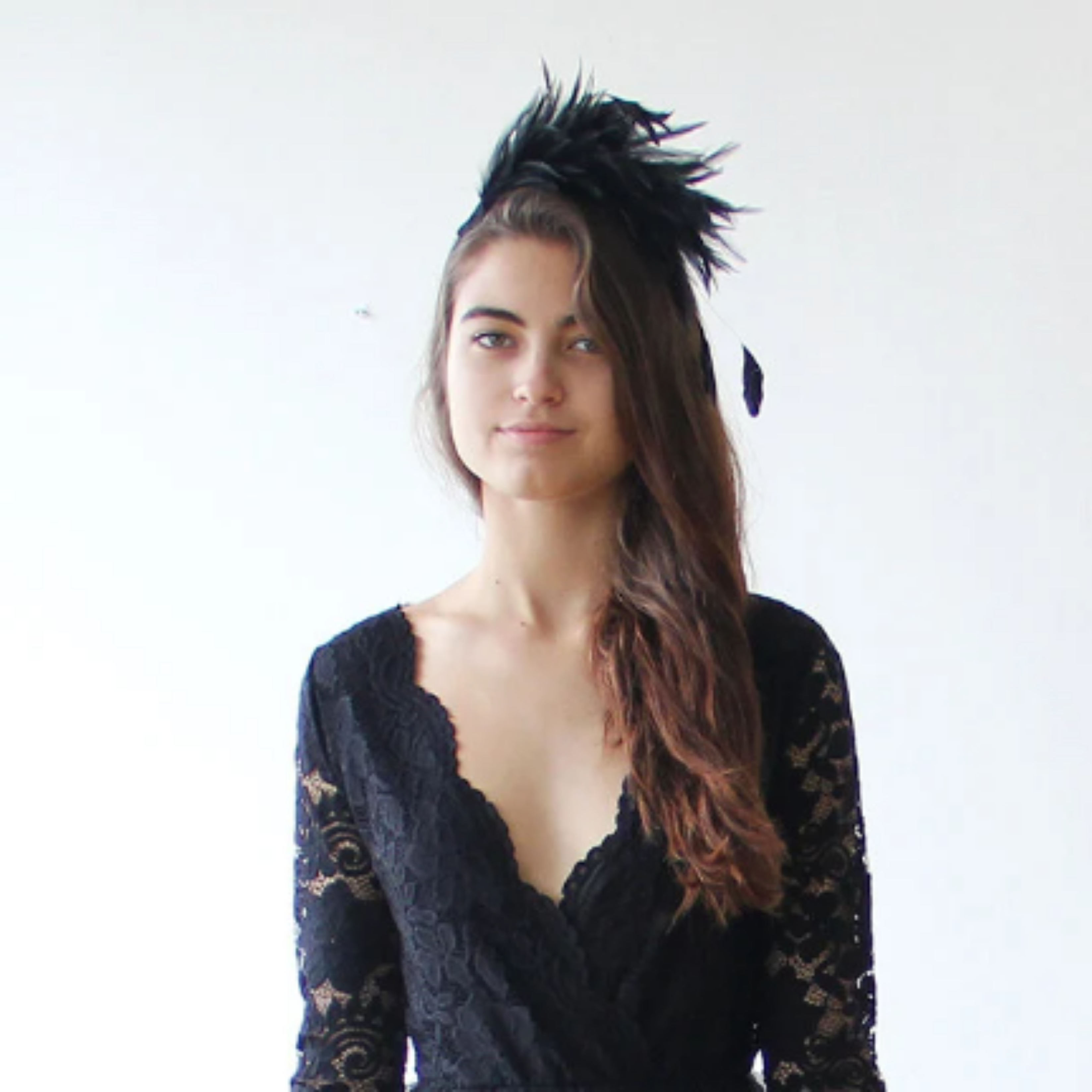 Lace three quarters sleeves Black maxi dress 1124 Lace three quarters sleeves Black maxi dress 1124