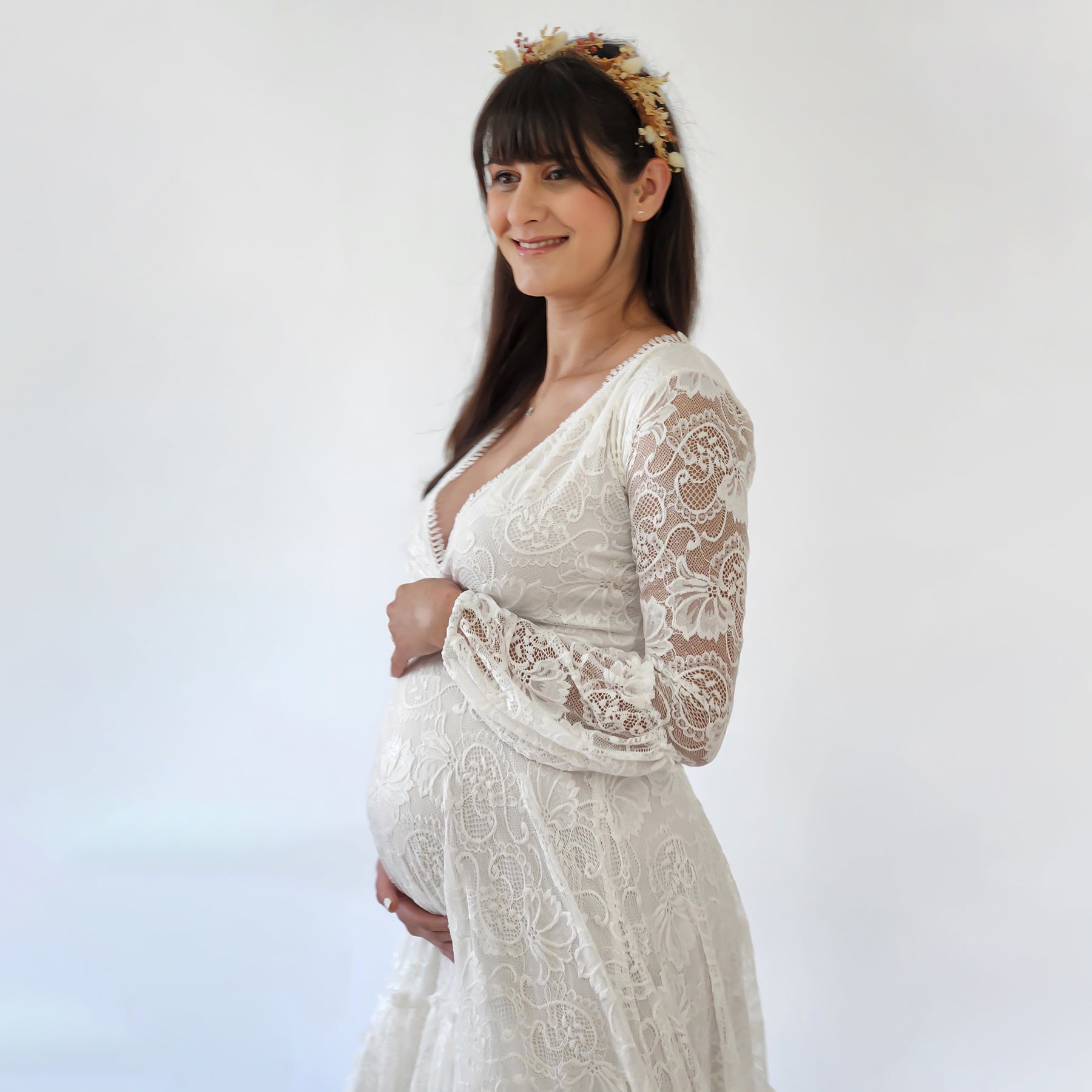 Maternity Gipsy layered Dress #7023 - Main Image