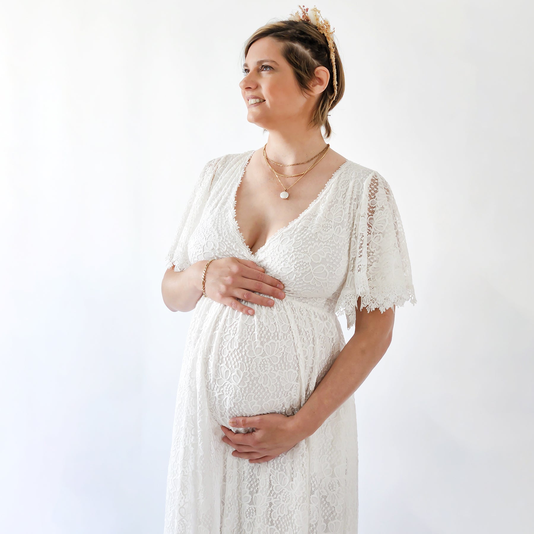 MaternityDress With Pockets #7004 MaternityDress With Pockets #7004