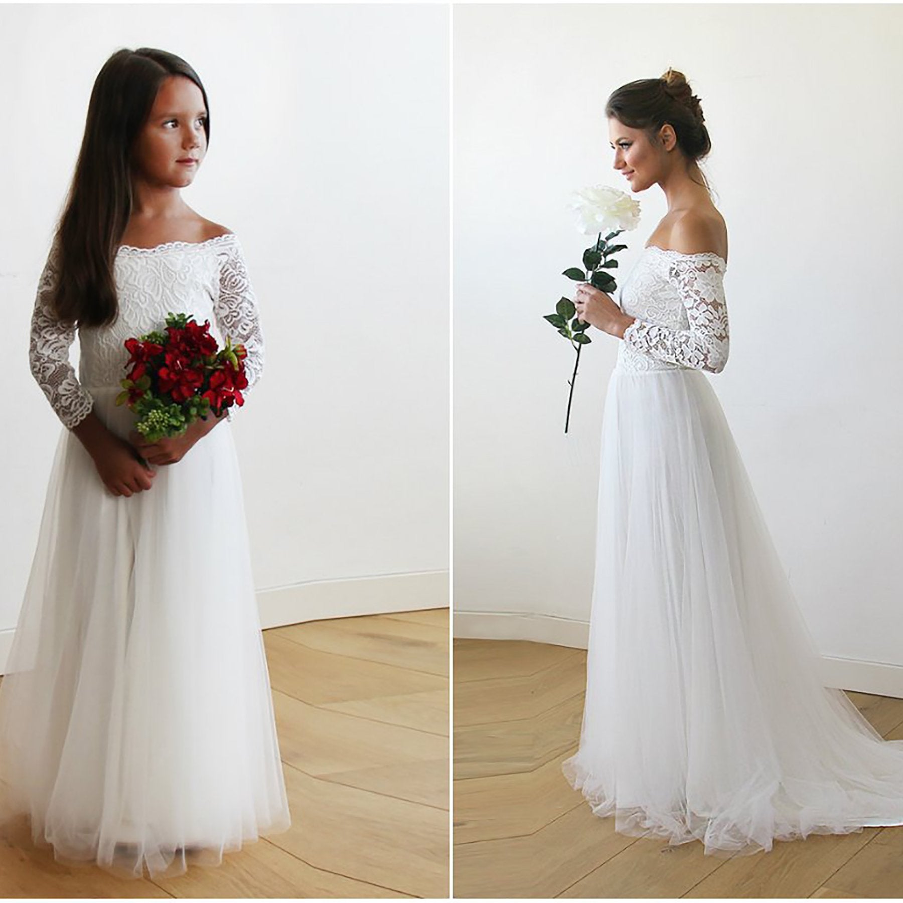 mini me wedding dresses Bridal Mini Dress Short Wedding Dress Strapless Long Sleeves Short Short Bridal Gowns