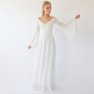 Ivory Off the shoulder dress #1279 Maxi Blushfashion