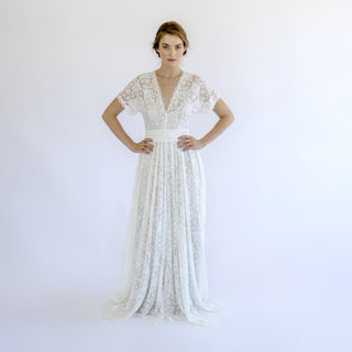 Lace Boho Wedding Dress #1501 Lace Boho Wedding Dress #1501