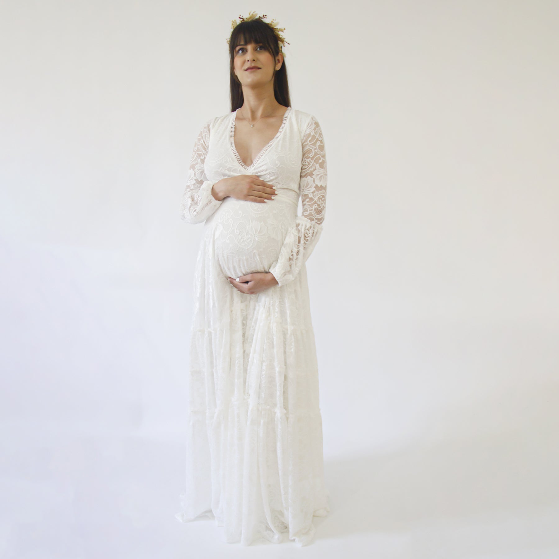 Maternity Gipsy layered Dress #7023 Maternity Gipsy layered Dress #7023