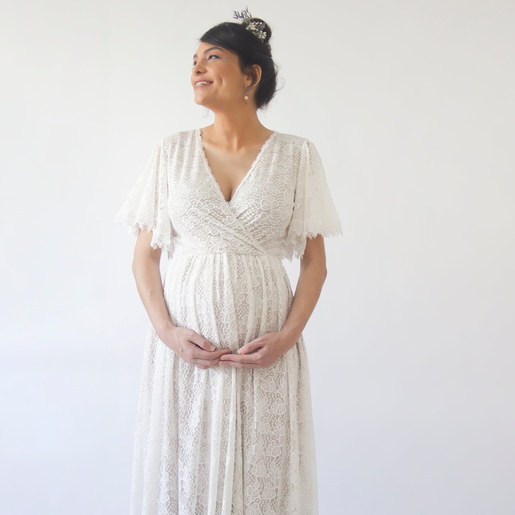 Maternity Pearl Dress #7016 Maternity Pearl Dress #7016