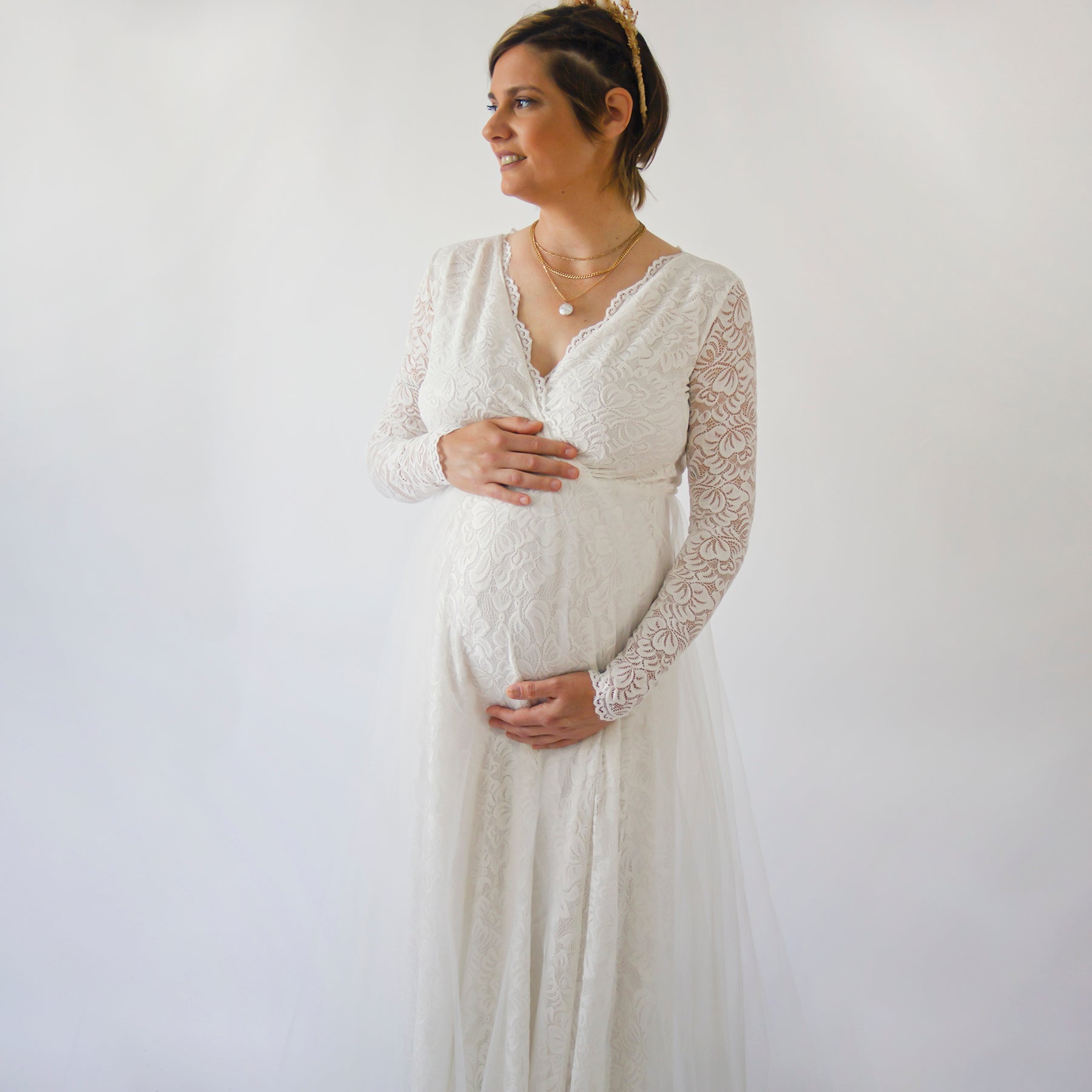 Maternity Tulle Dress #7006