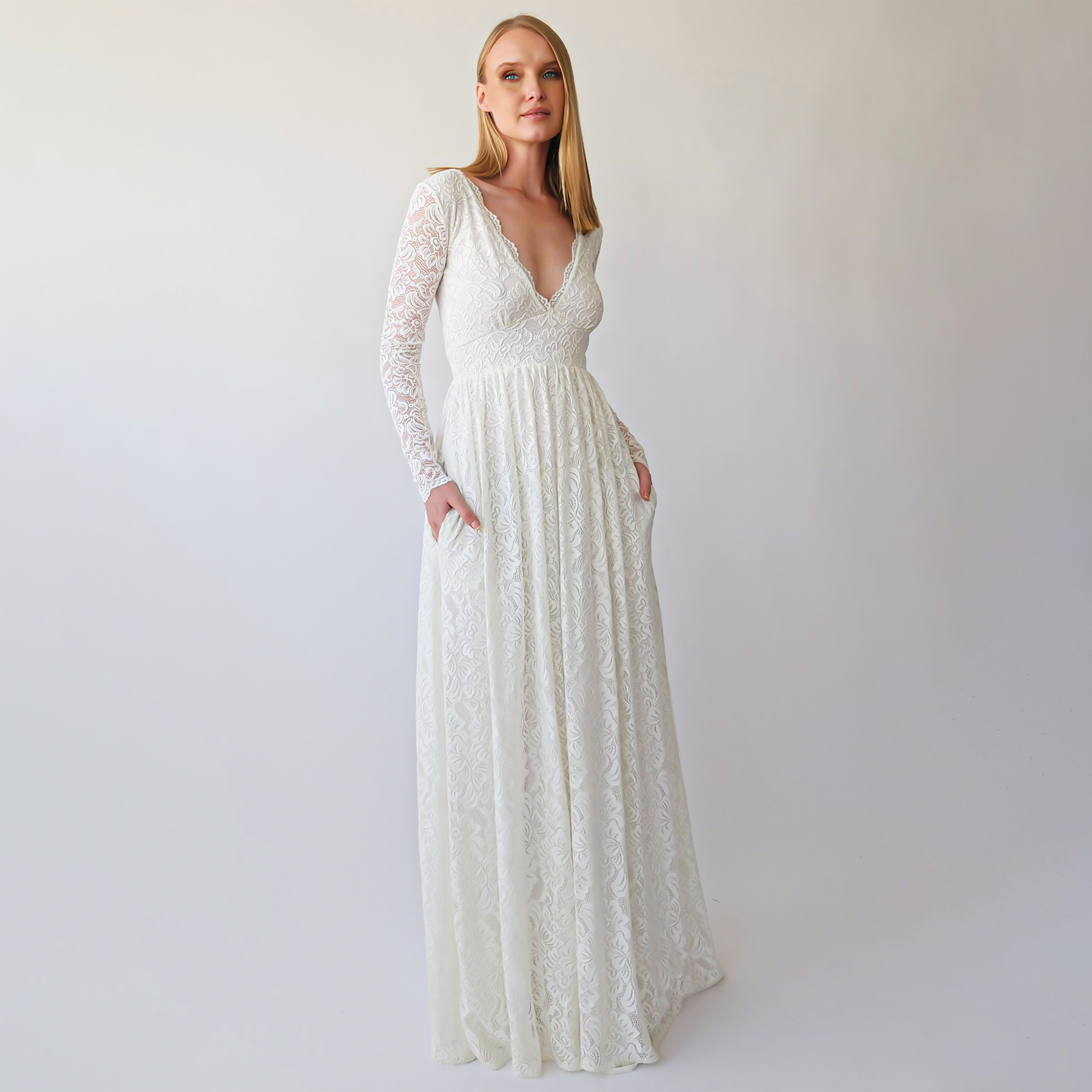 Empire waist maxi dress #1388