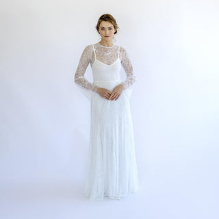 Vintage Lace Wedding Dress #1498 Maxi Blushfashion