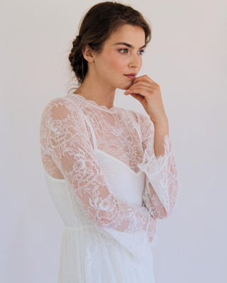 Vintage Lace Wedding Dress #1498 Maxi Blushfashion