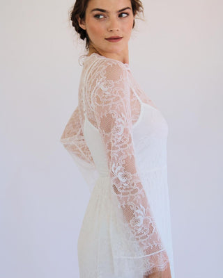 Vintage Lace Wedding Dress #1498 Maxi Blushfashion