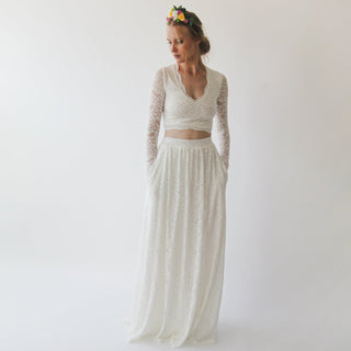 Wedding Dress Separates  #1250 Maxi XXS-XS Blushfashion
