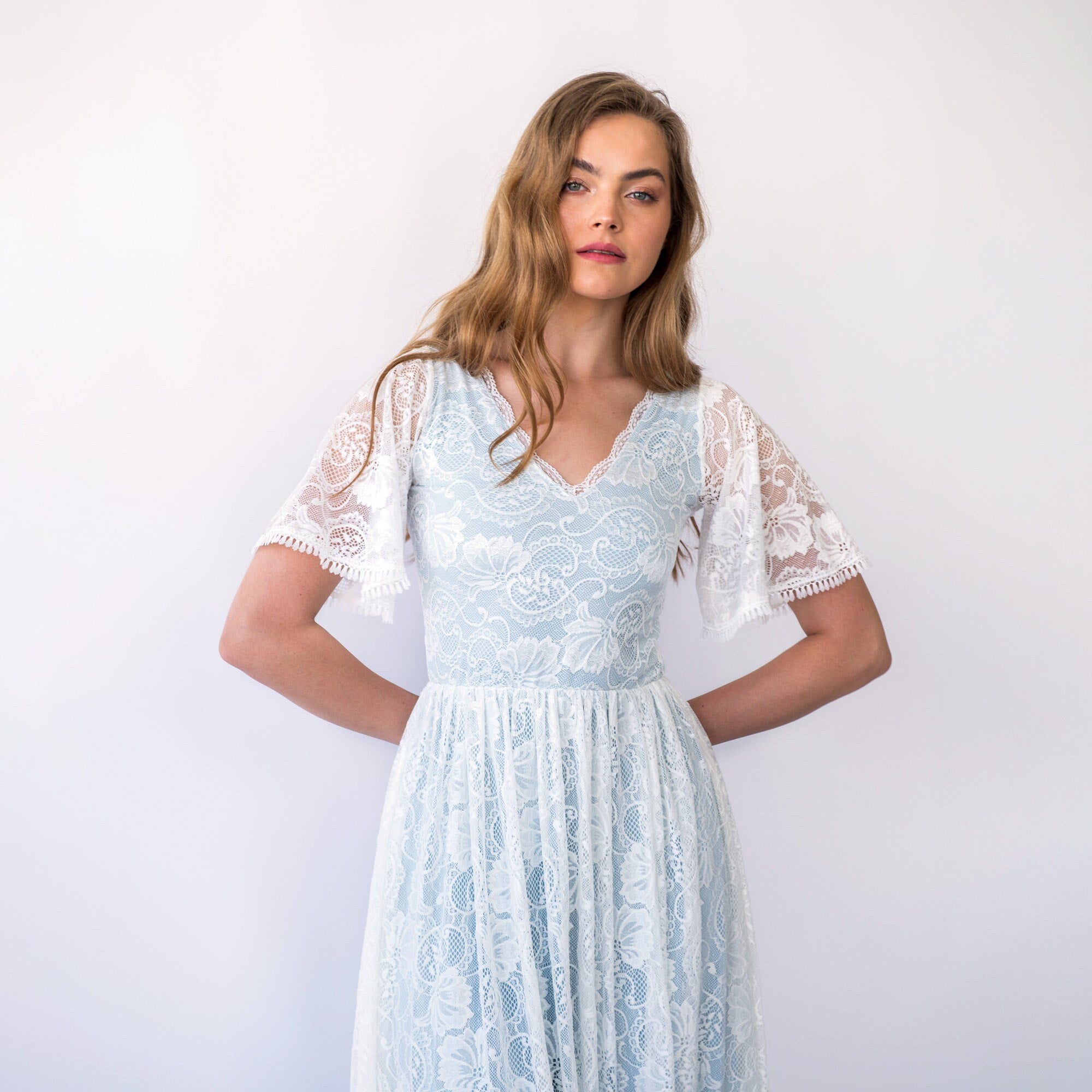 Light Blue Dress #1428 Light Blue Dress #1428
