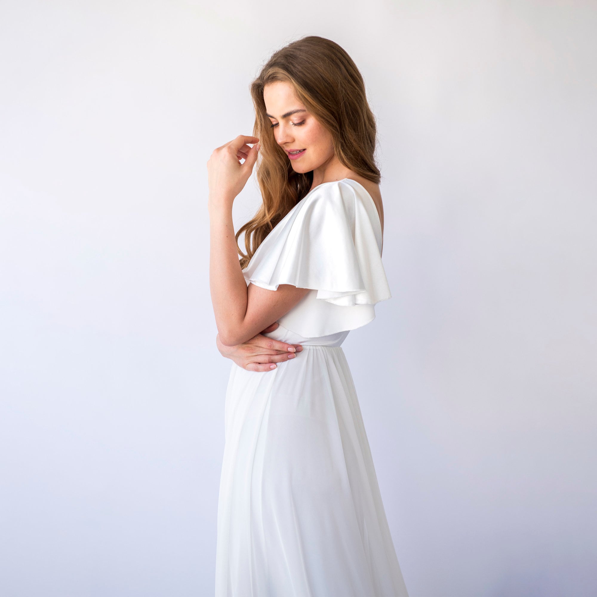 Satin Romantic Wedding dress #1450 - Main Image