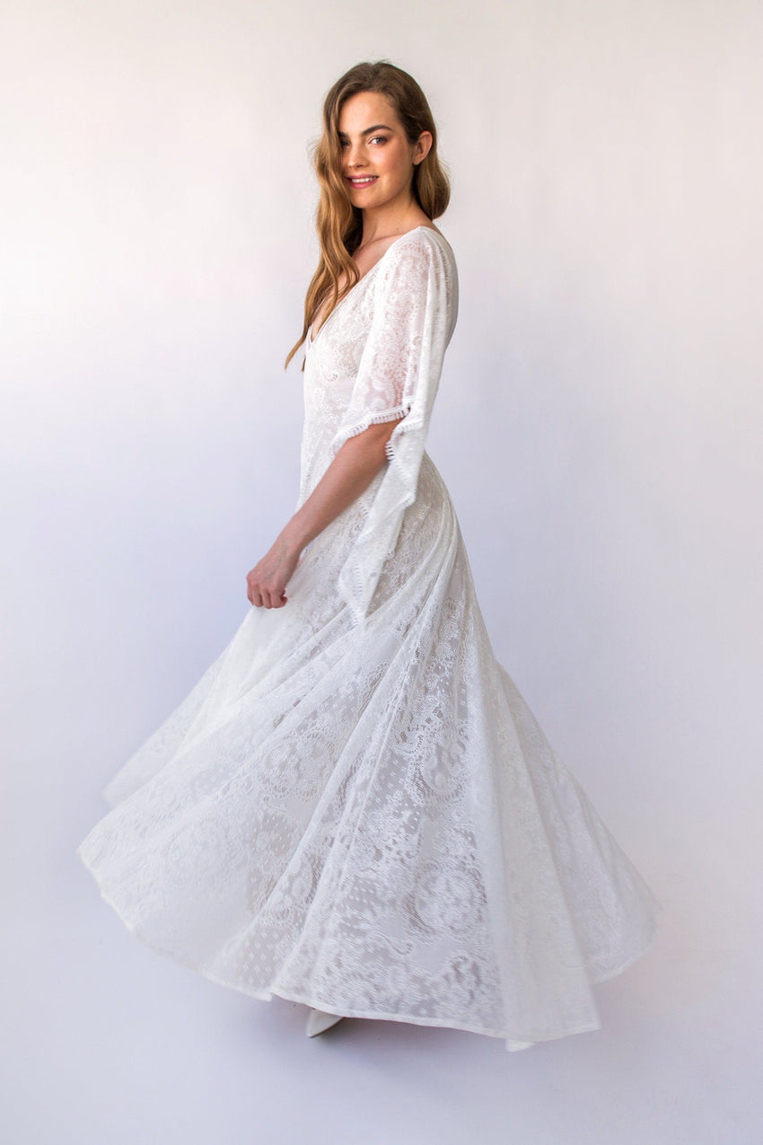 Angel Sleeves Pearly Dress 1468 angel-sleeves-pearly-dress-1468