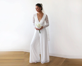 Wedding veil short length #4015 Blushfashion