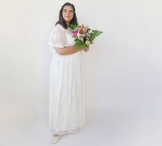 Curvy Bridal Lace top, bridal wear #2059